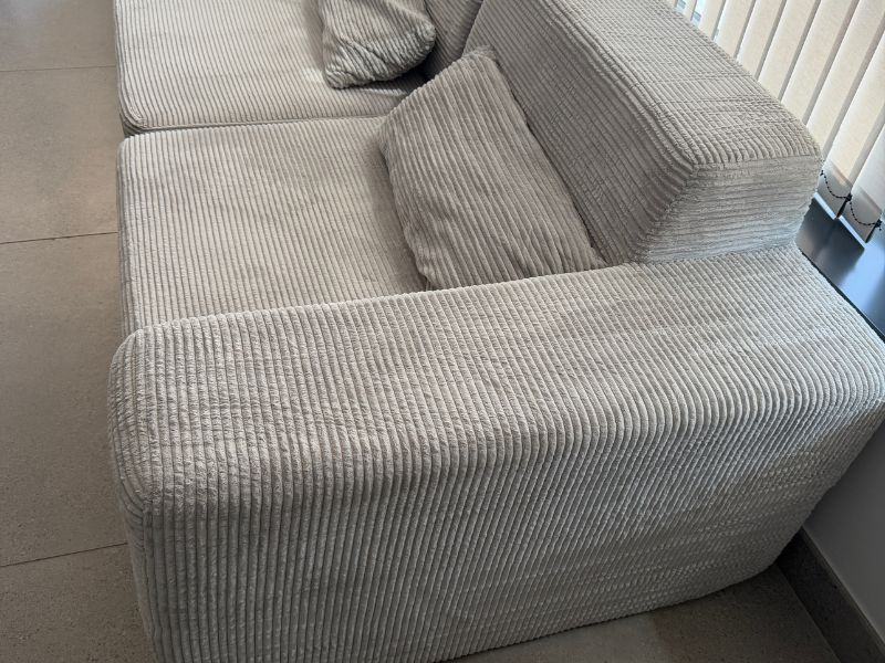 Foto de cliente de Sofá Modular Horizon 3 Plazas Gris Claro 307 cm