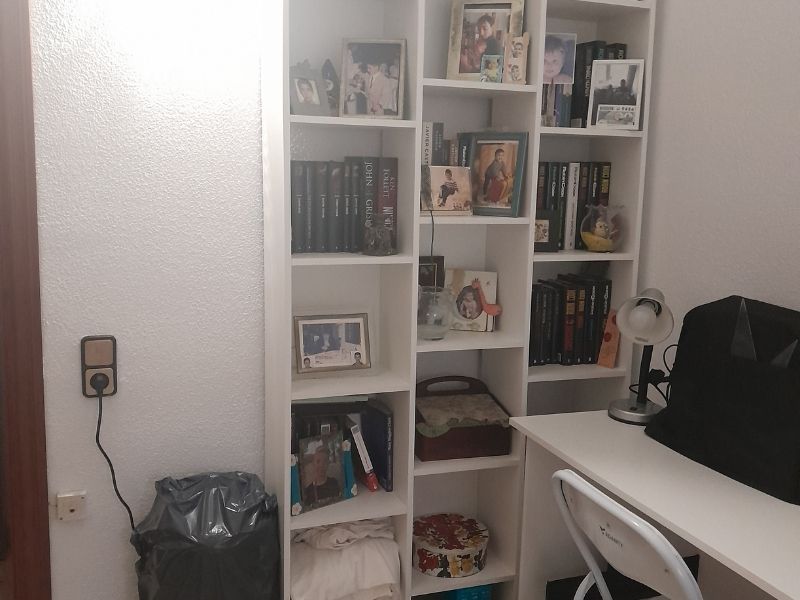 Foto de cliente de Estantería Librería Alta Color Blanco Artik 96x192x25 cm