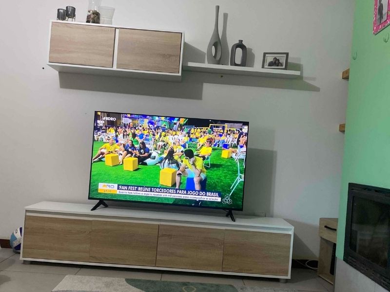 Foto de cliente de Mueble Salón TV Alida Roble Canadian Y Blanco Artik 200 cm