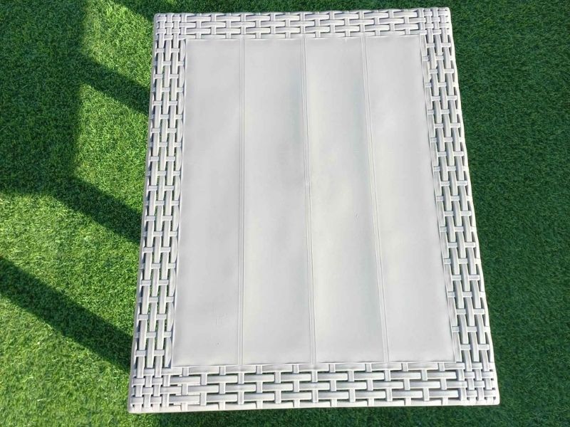 Foto de cliente de Mesa Exterior de Centro Fija Color Marrón 46x59 cm