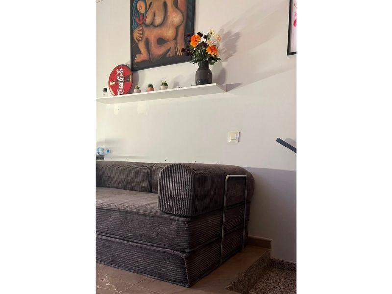 Foto de cliente de Sofá Cama Relax Nest Pana 2 Plazas Gris Oscuro 182 cm