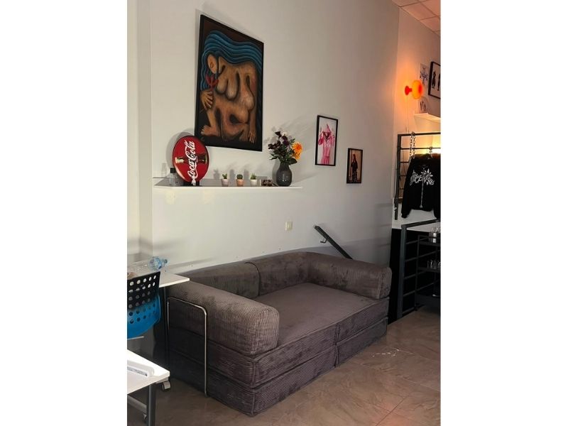 Foto de cliente de Sofá Cama Relax Nest Pana 2 Plazas Gris Oscuro 182 cm