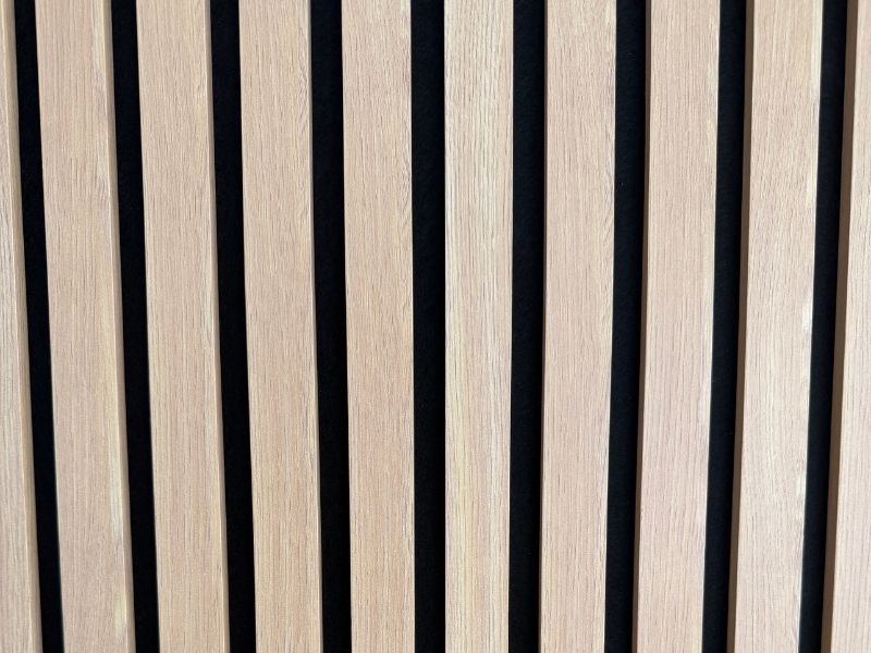 Foto de cliente de Pack de 2 Paneles Acústicos Silence Roble Blanco y Negro 60x120 cm