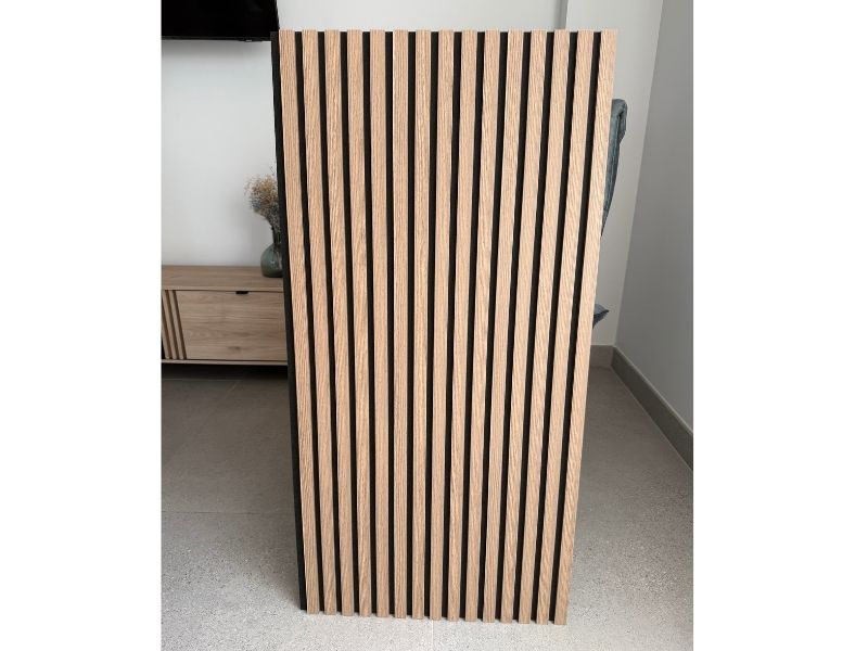 Foto de cliente de Pack de 2 Paneles Acústicos Silence Roble Nogal y Negro 60x120 cm