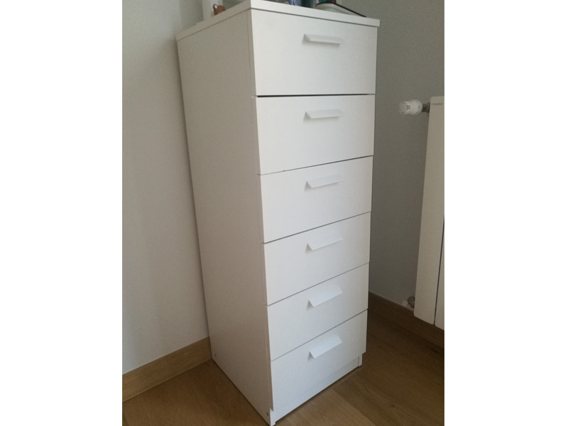 Foto de cliente de Sinfonier Blanco 6 Cajones Tibet 40x110 cm