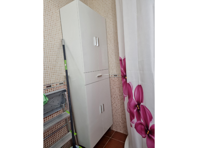 Foto de cliente de Mueble Auxiliar de Baño Galatea Blanco Brillo 60x182 cm