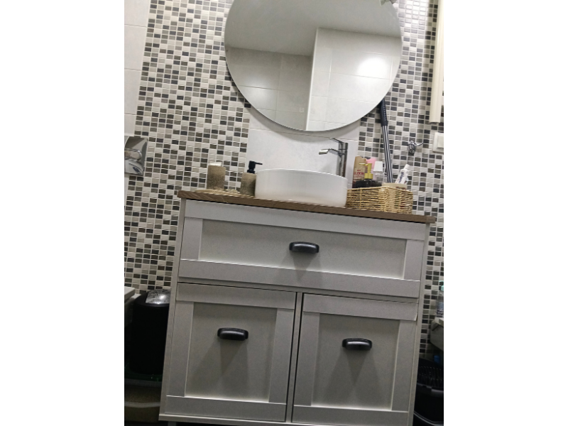 Foto de cliente de Mueble de Baño con Patas Siena Cottage 82 cm (Lavabo Opcional)