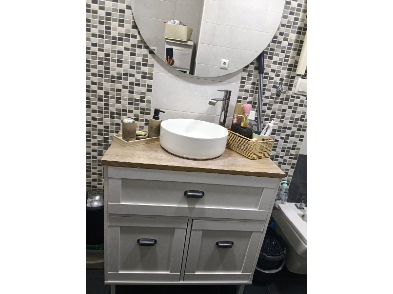 Foto de cliente de Mueble de Baño con Patas Siena Cottage 82 cm (Lavabo Opcional)