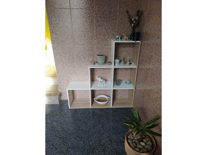 Foto de cliente de Estantería librería escalera Taris 108x110x28 cm