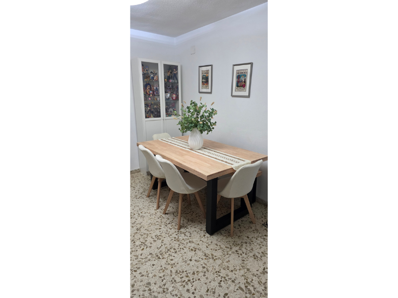 Foto de cliente de Mesa comedor Loft roble nordish salvaje industrial 160x100 cm
