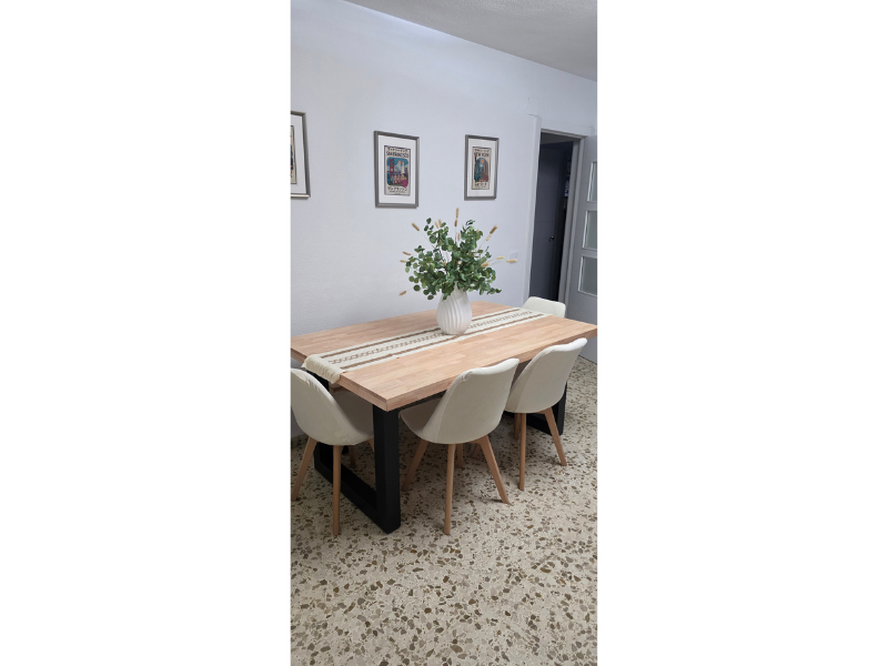 Foto de cliente de Mesa comedor Loft roble nordish salvaje industrial 160x100 cm