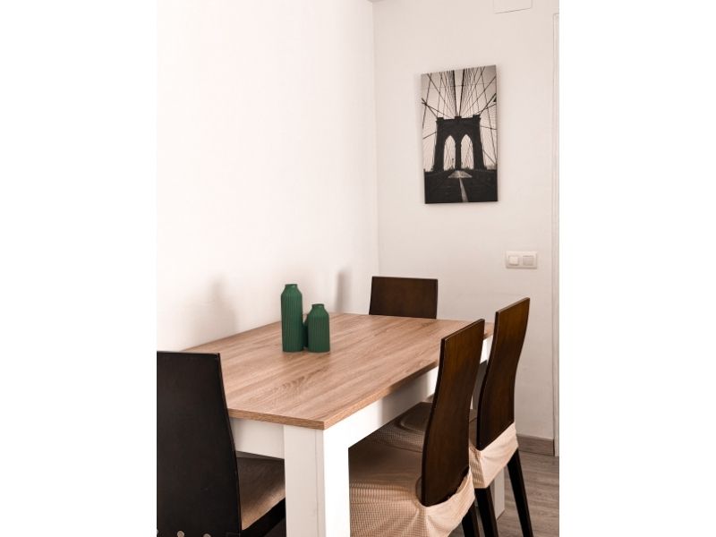 Foto de cliente de Pack de muebles de salón nórdicos blanco y roble