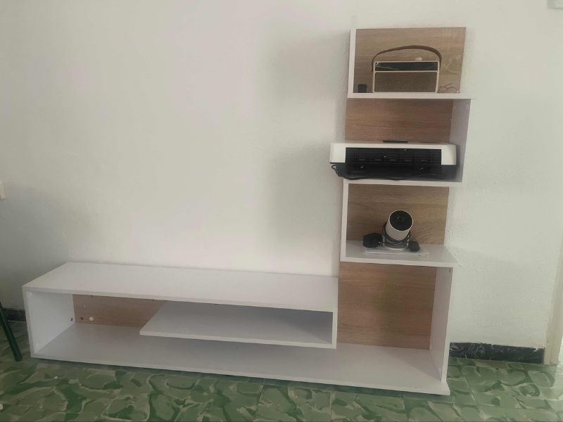 Foto de cliente de Mueble de Salón Comedor Snake Roble Sonoma Nymphaea Alba 160 cm
