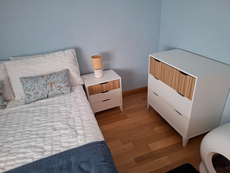 Foto de cliente de Cómoda De 3 Cajones Noite Color Blanco Artik y Natur 71x76 cm