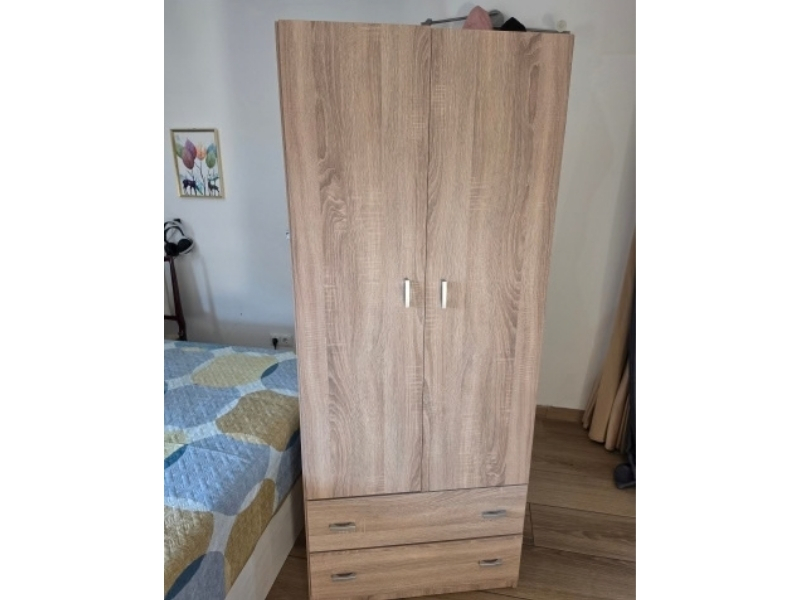 Foto de cliente de Armario para Dormitorio 2 Puertas Roble Cambrian 74x180 cm