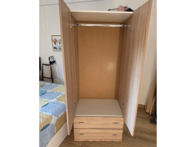 Foto de cliente de Armario para Dormitorio 2 Puertas Roble Cambrian 74x180 cm