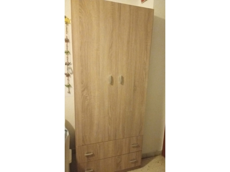 Foto de cliente de Armario para Dormitorio 2 Puertas Roble Cambrian 74x180 cm