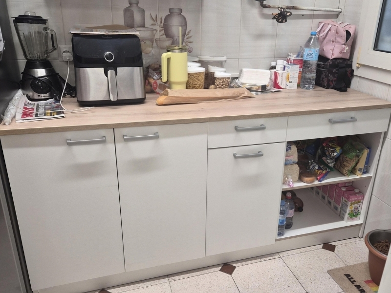 Foto de cliente de Módulo Inferior Cocina Cooking Blanco Mate 85x180x60 cm