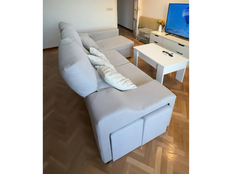 Foto de cliente de Sofá Chaise Longue 3 Plazas Oscar Color Beige 263 cm