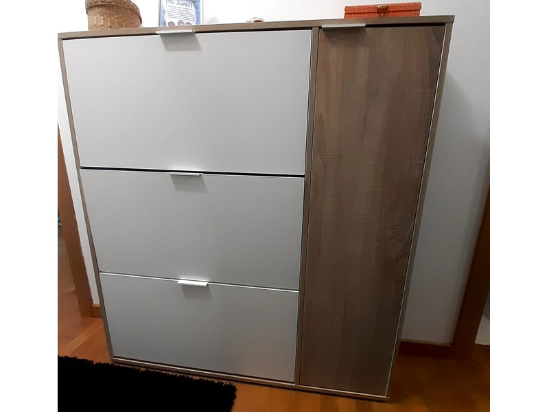 Foto de cliente de Mueble Zapatero Recibidor Pasillo 4 Puertas Class 106 cm
