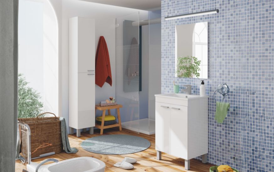 Organiza y optimiza tu espacio con una columna de baño
