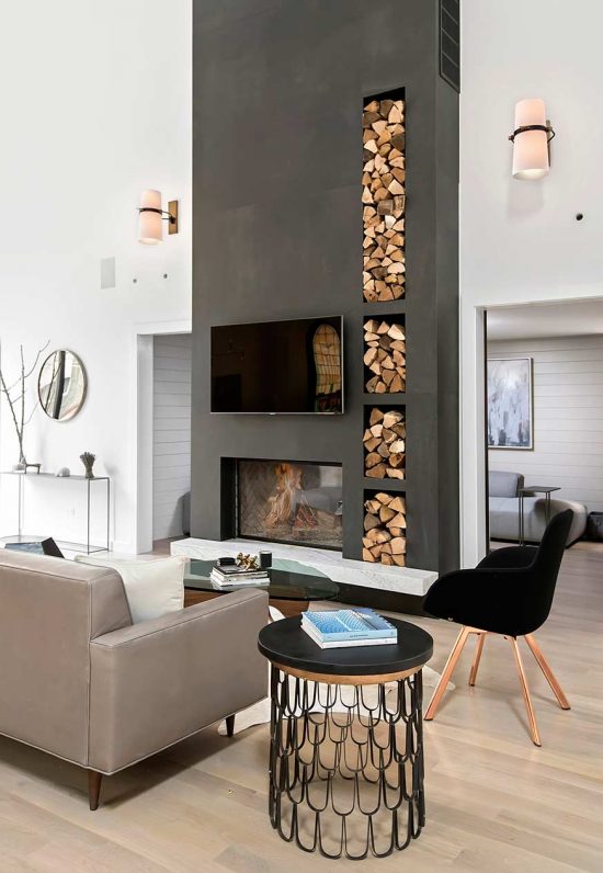 Decoración de CHIMENEAS en salones - 7 Ideas acogedoras