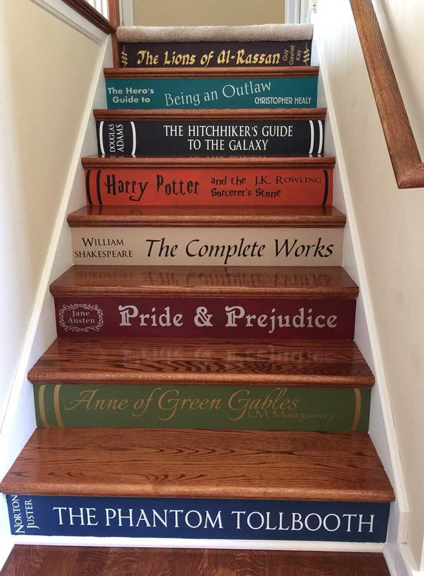ideas de decoración de escaleras-4
