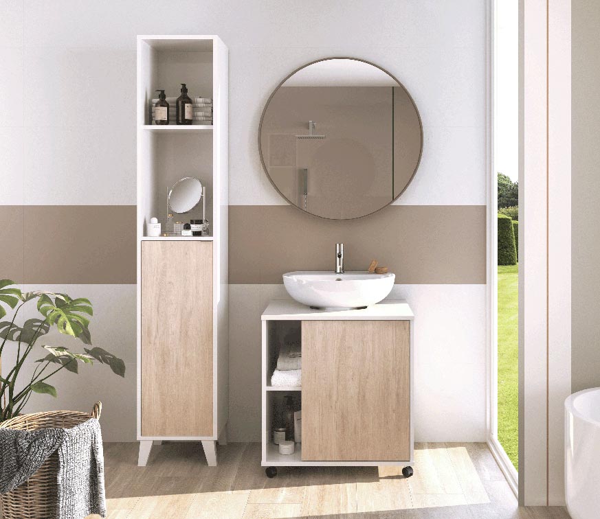 Muebles para guardar toallas en el baño y accesorios - Blog Miroytengo