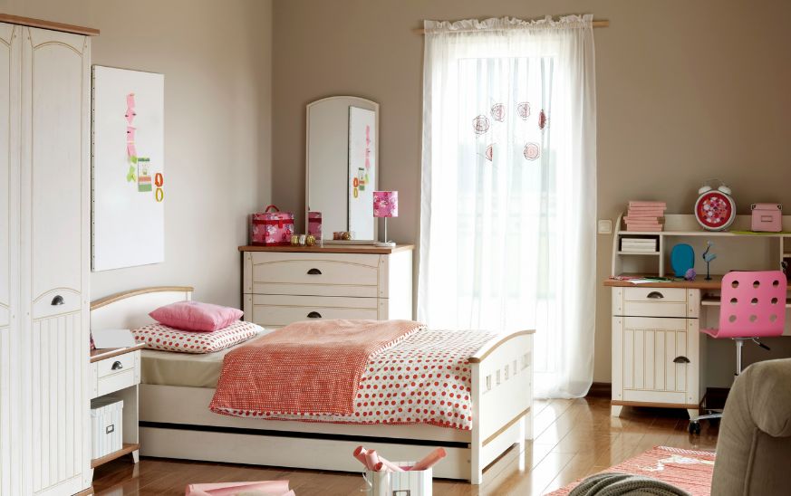 dormitorio juvenil con cama individual