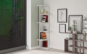 Ideas de decoración: ¿Tienes una simple estantería de metal? Conviértela en  un mueble de diseño para tu estudio