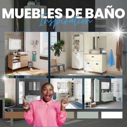 Conjutnos de muebles de baño modernos y con almacenaje