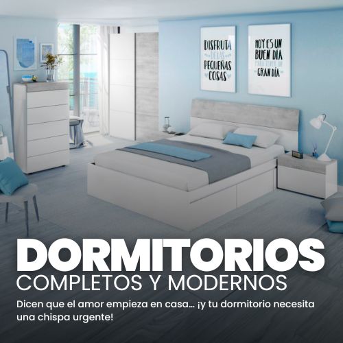 Dormitorios modernos completos