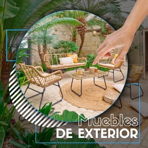 Muebles de exterior para tu jardín