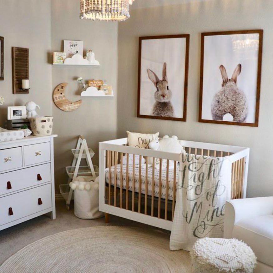 Decora habitación de bebé -