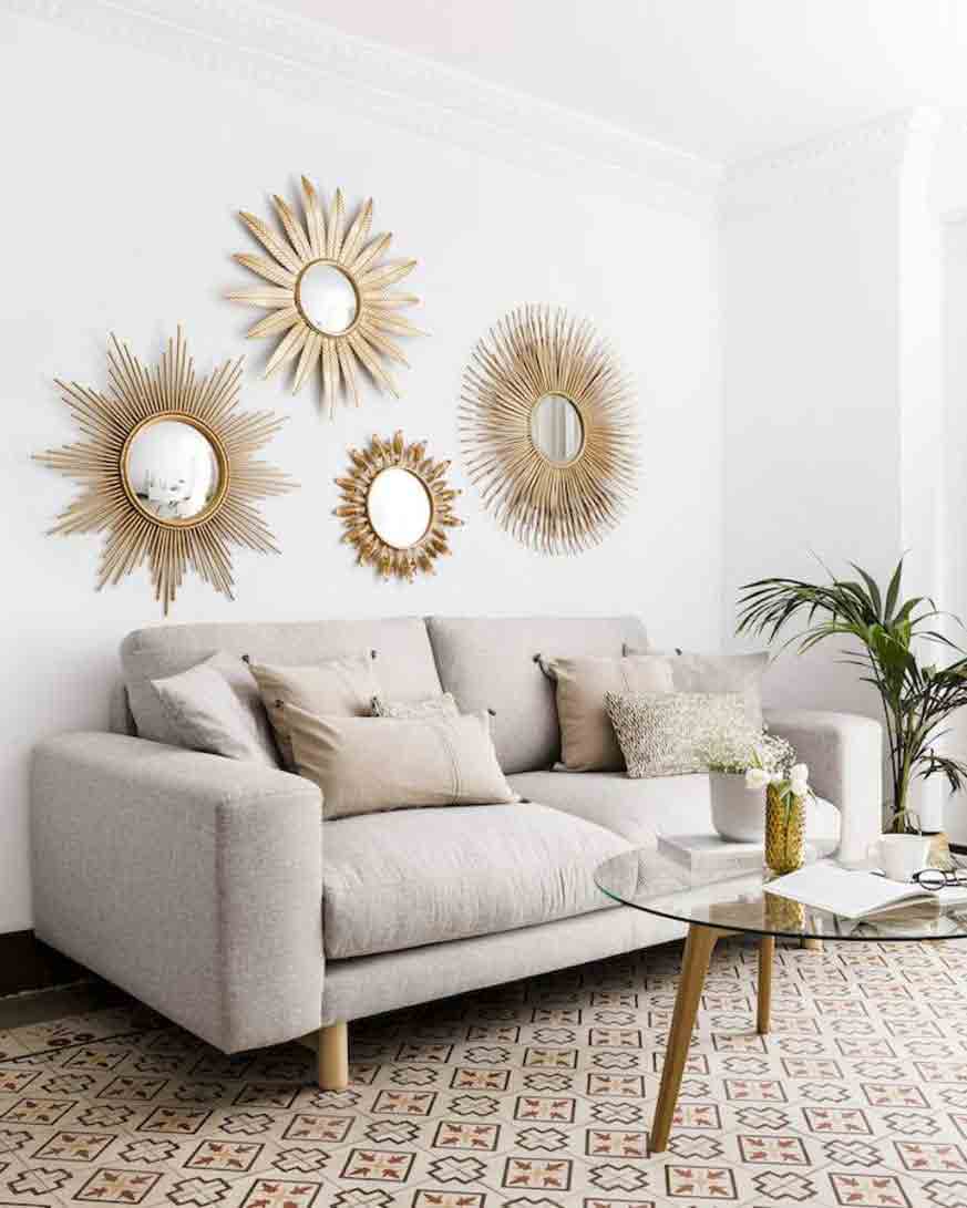 Ideas para decorar paredes del salón - Blog de Muebles baratos