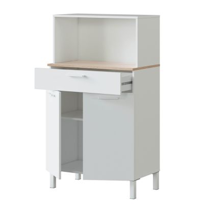 mueble cocina yuka blanco y roble