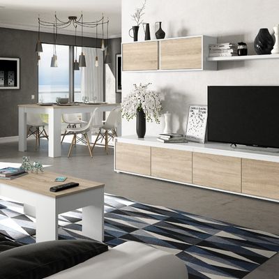 pack de muebles de salón nórdicos diseño moderno combina con estilo nórdico o natural