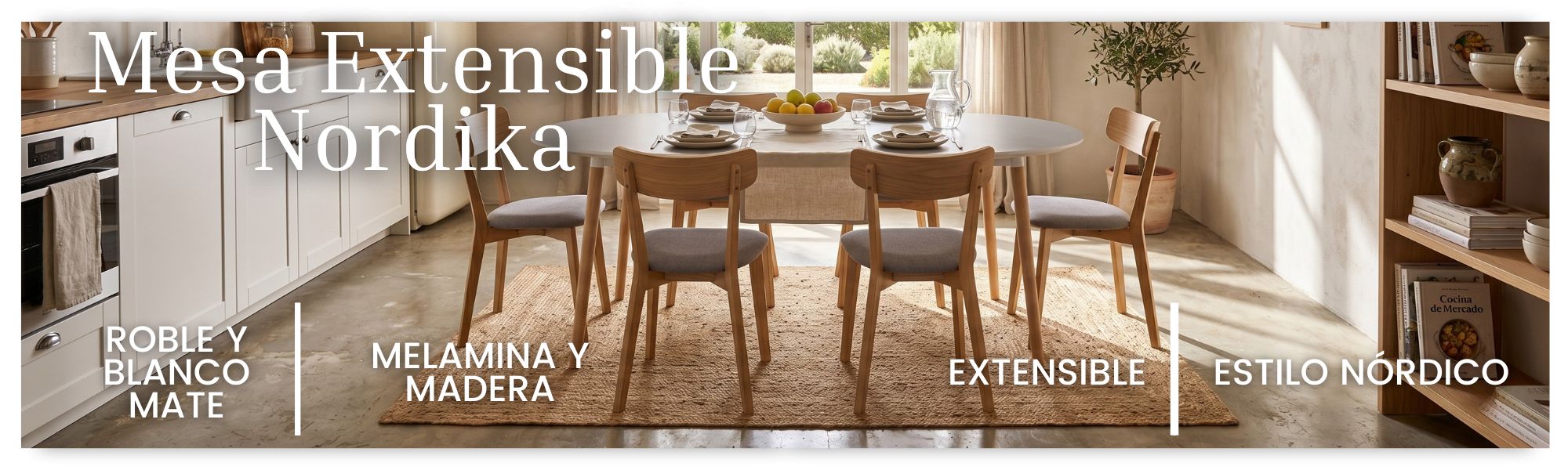Mesa Cocina nordika