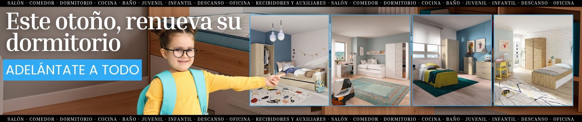 En otoño, renueva el dormitorio juvenil
