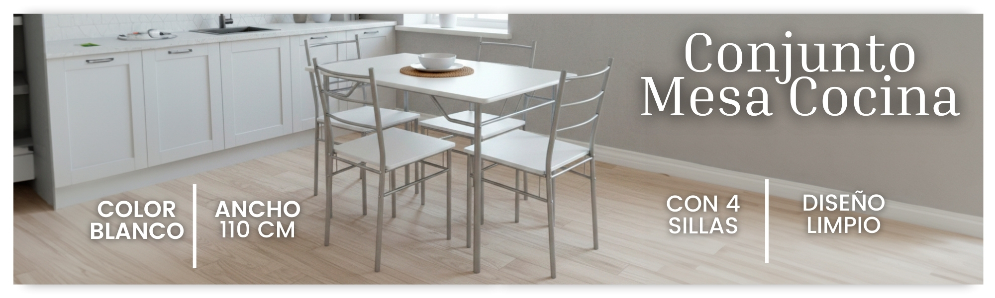 Conjunto Mesa Cocina