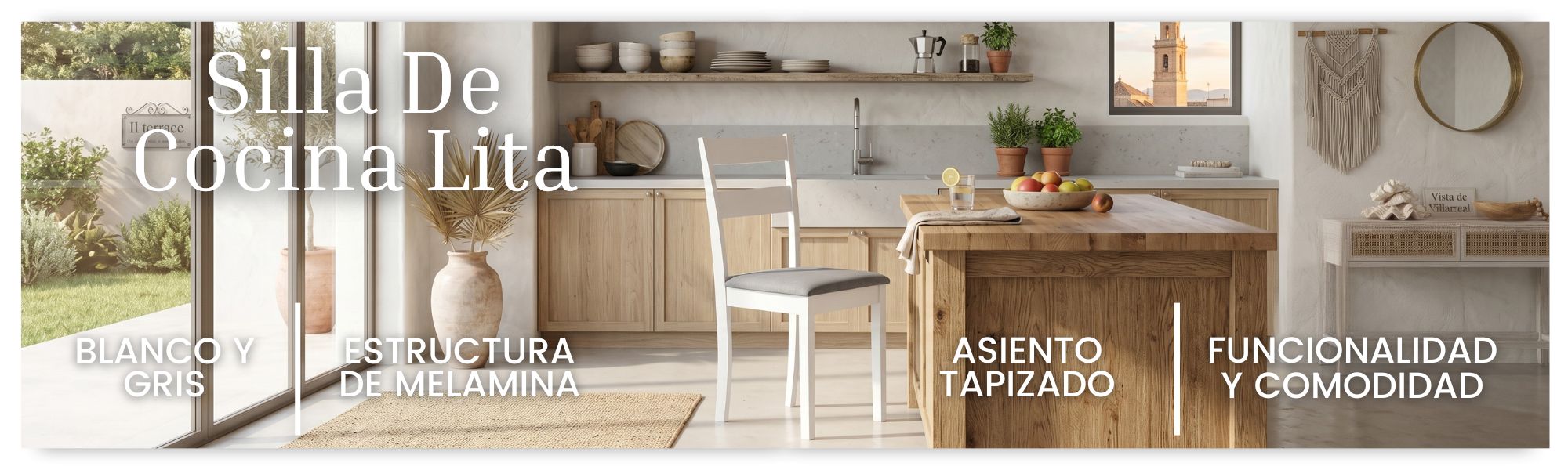 Silla de cocina lita