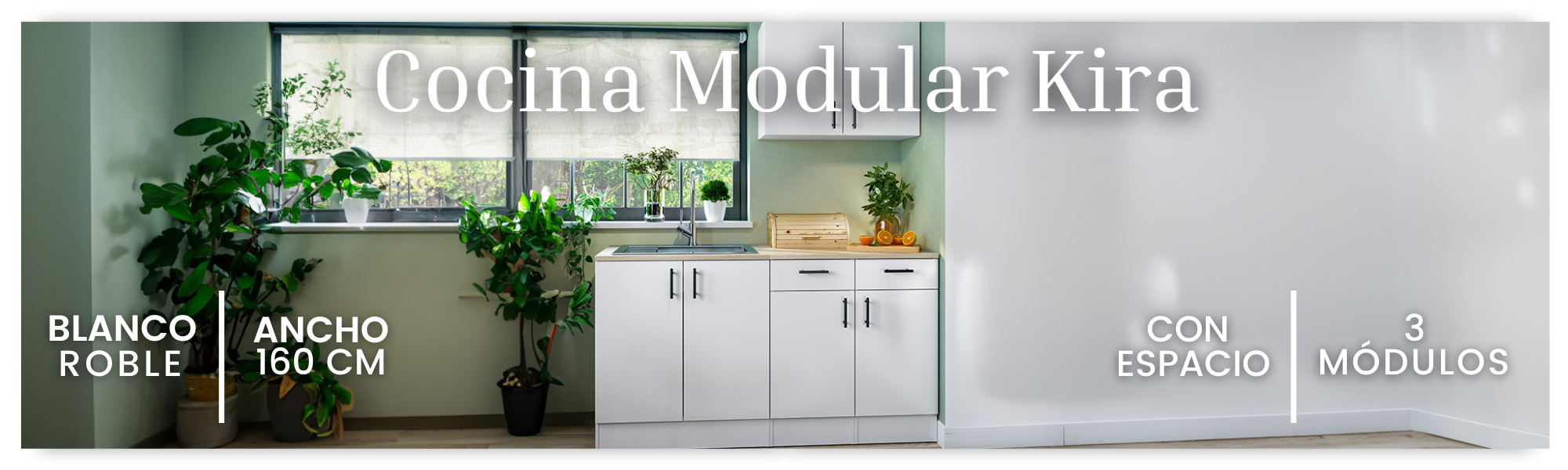 Cocina Modular Kira 3 Módulos