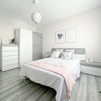 Pack de muebles en color cemento @home_py_deco