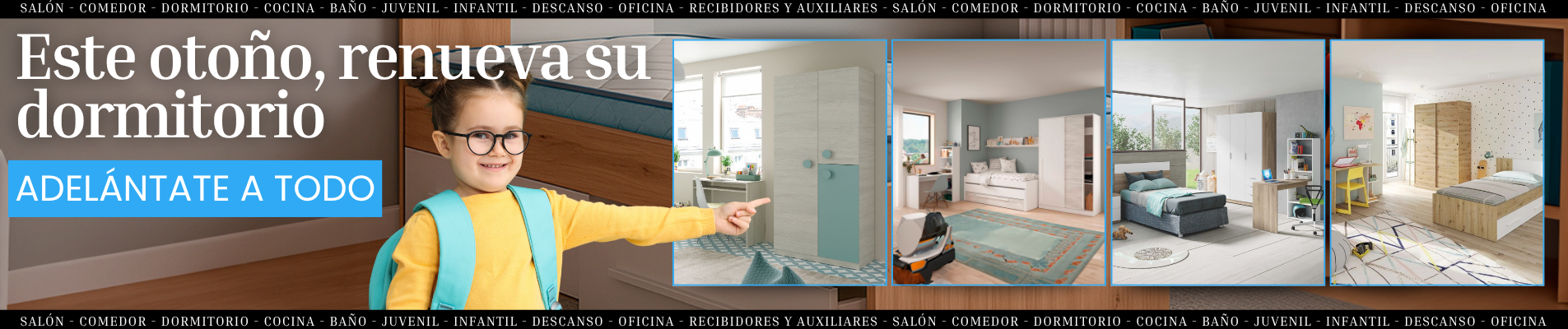 En otoño, renueva el dormitorio juvenil