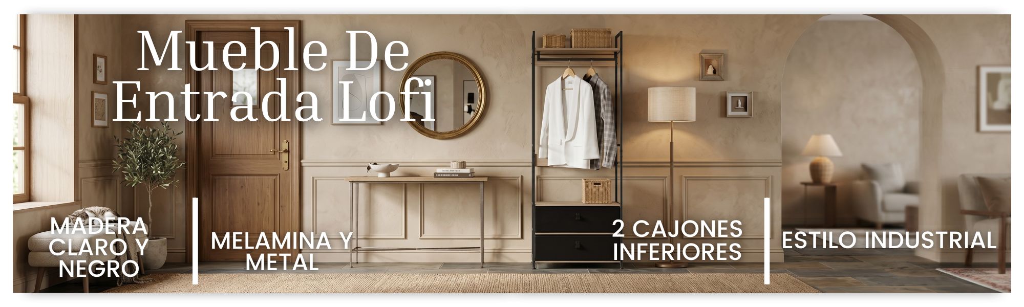 Mueble De Entrada Lofi