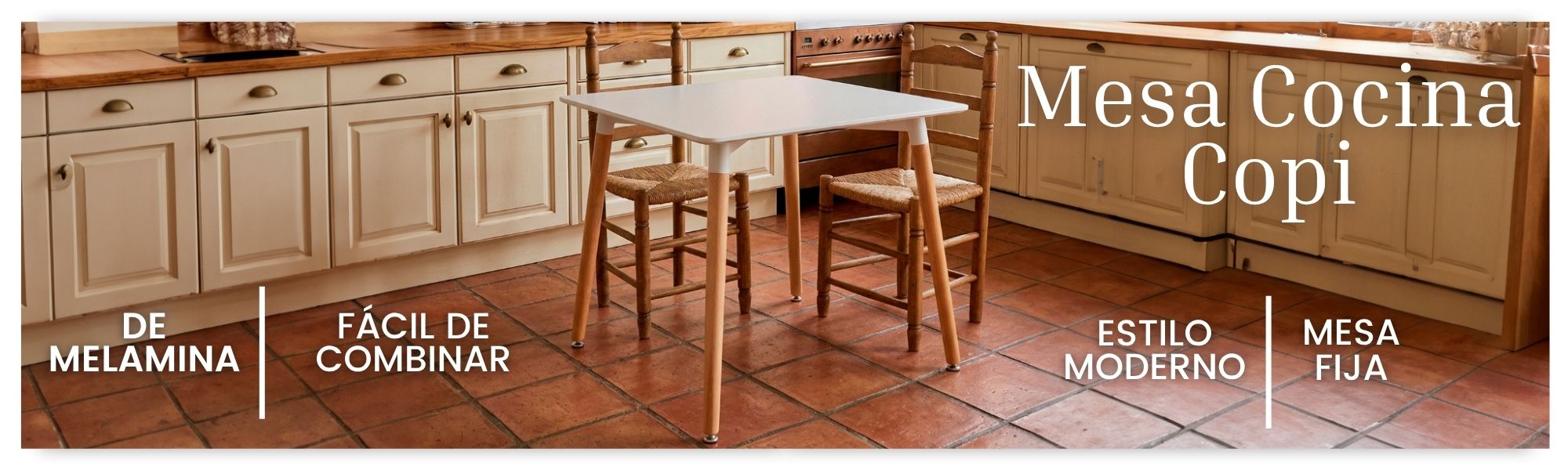 Mesa cocina cuadrada copi