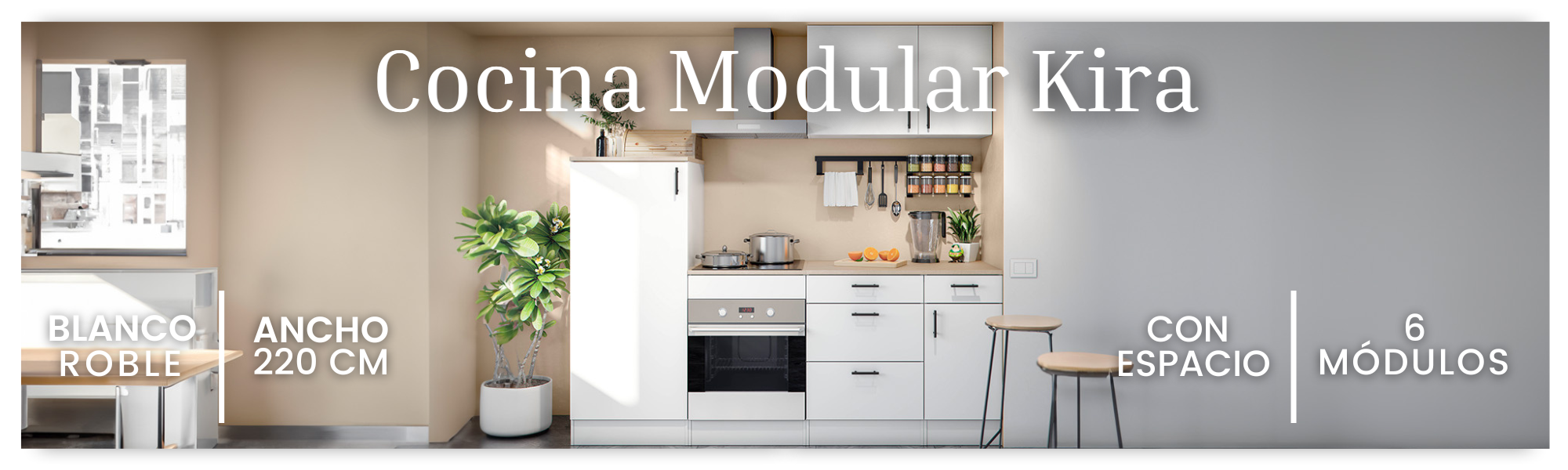 Cocina Modular Kira 6 Módulos