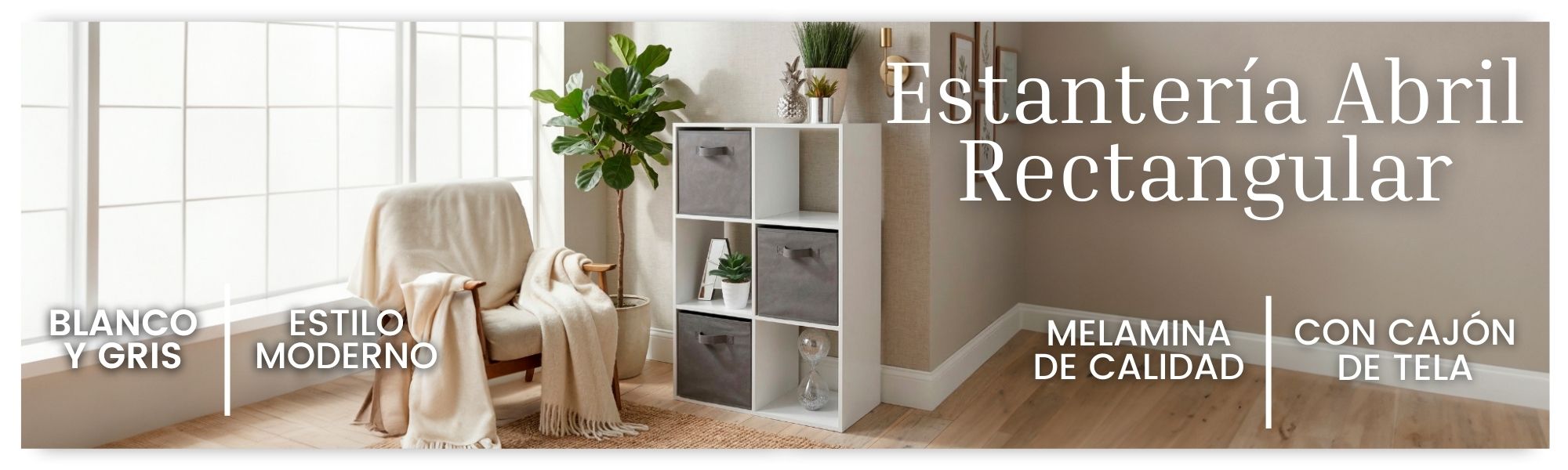 Estantería rectangular