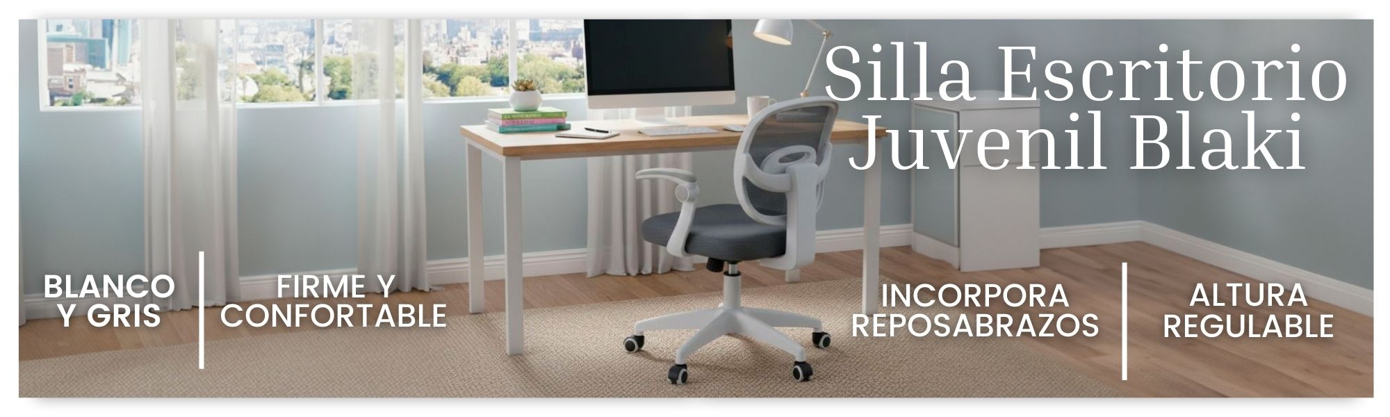 Silla Escritorio Juvenil Blaki 