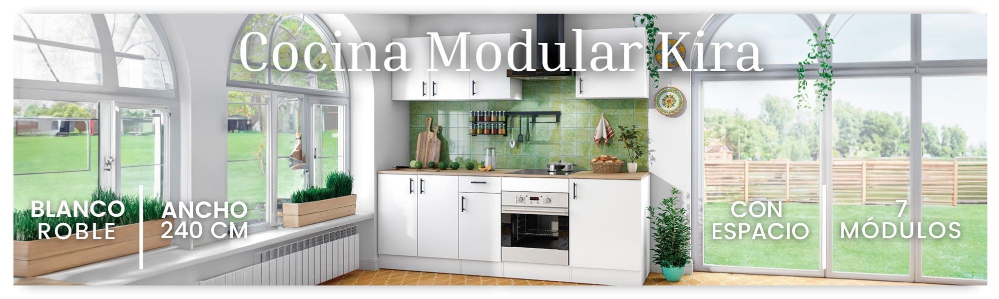Cocina Modular Kira 7 Módulos